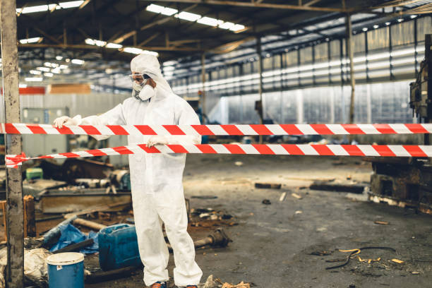 Professional Hoarding Cleanup technician working in Bristol, IN